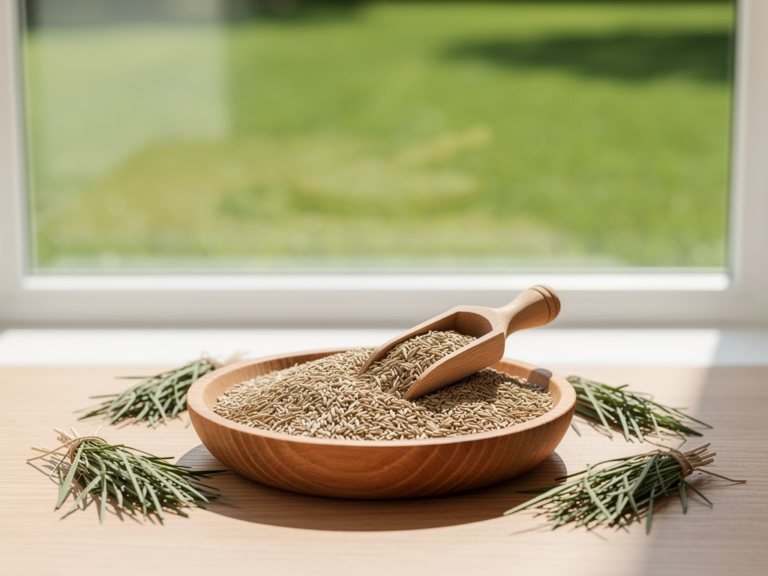 Die besten Bedingungen für eine erfolgreiche Rasensamen Lagerung verstehen Rasensamen in luftdichter Verpackung kühl und trocken gelagert für optimale Keimfähigkeit
