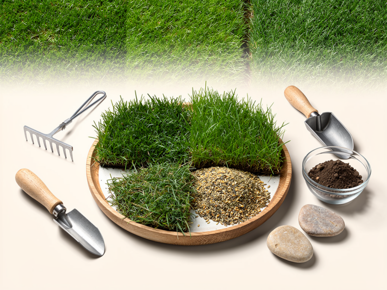 Aktuelle RSM Normen verstehen und passend zur Rasenart auswählen Rasen mit verschiedenen Grasarten entsprechend aktuellen RSM Normen angelegt